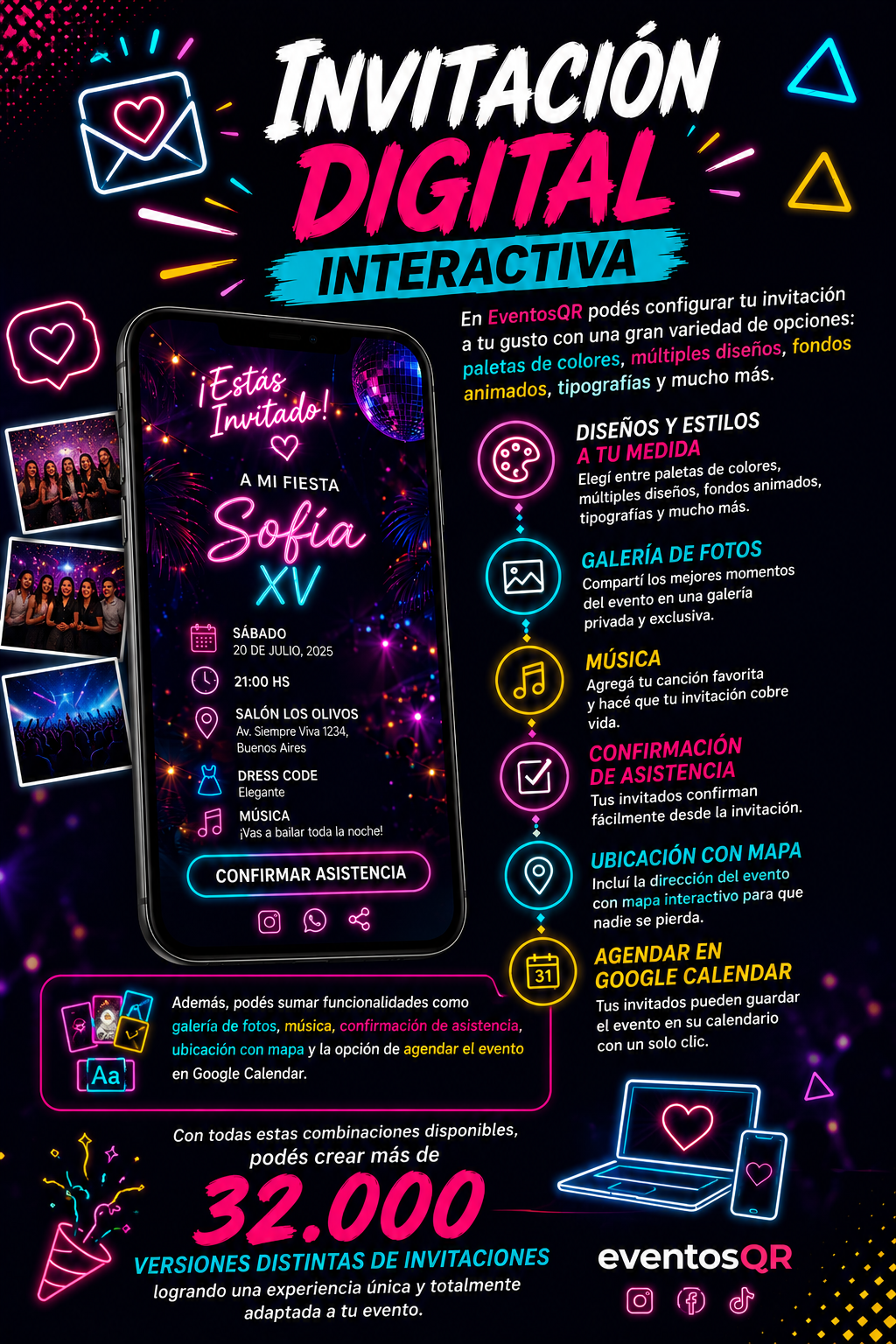 Invitación digital interactiva